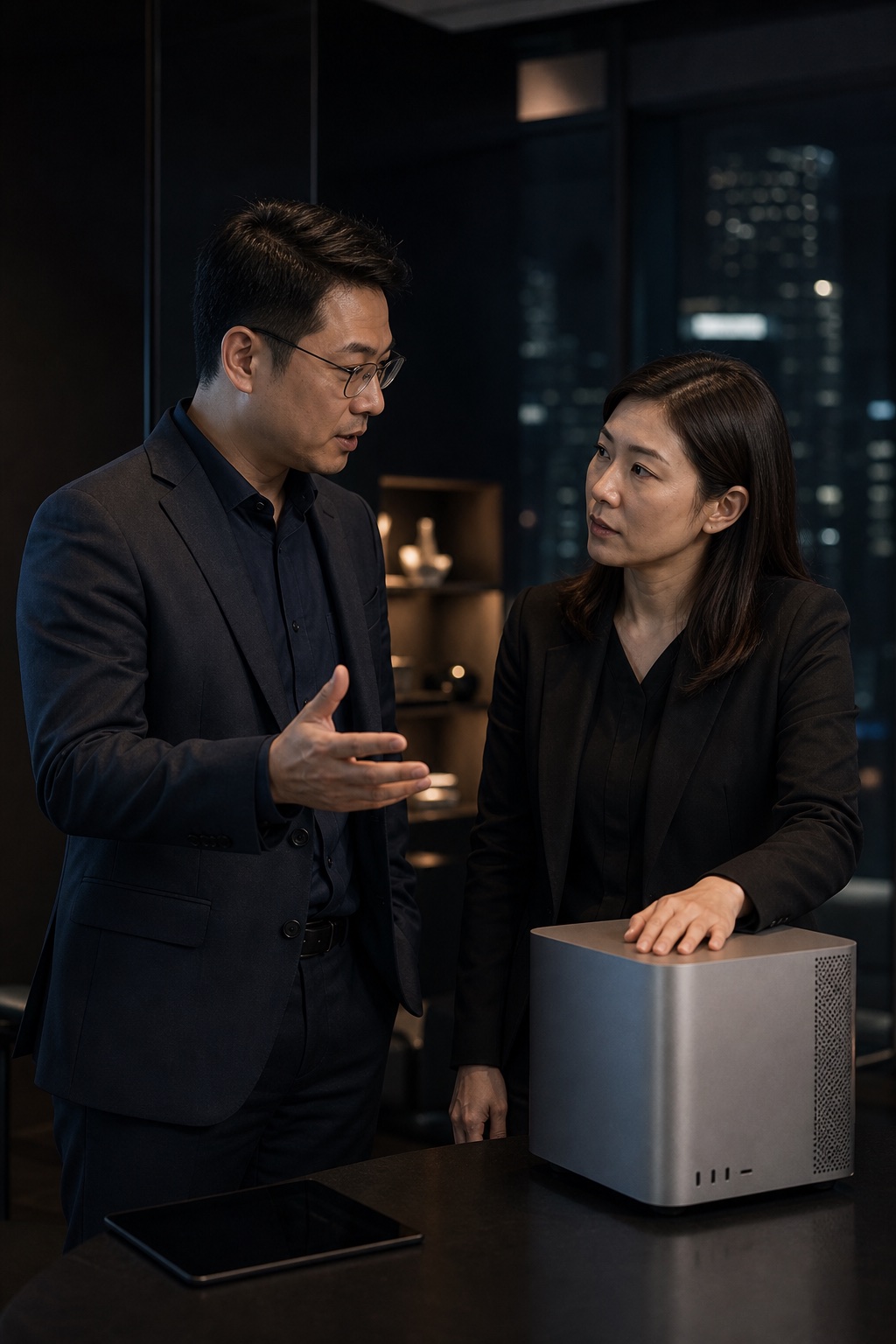 香港企業團隊商討 AI 工作站部署